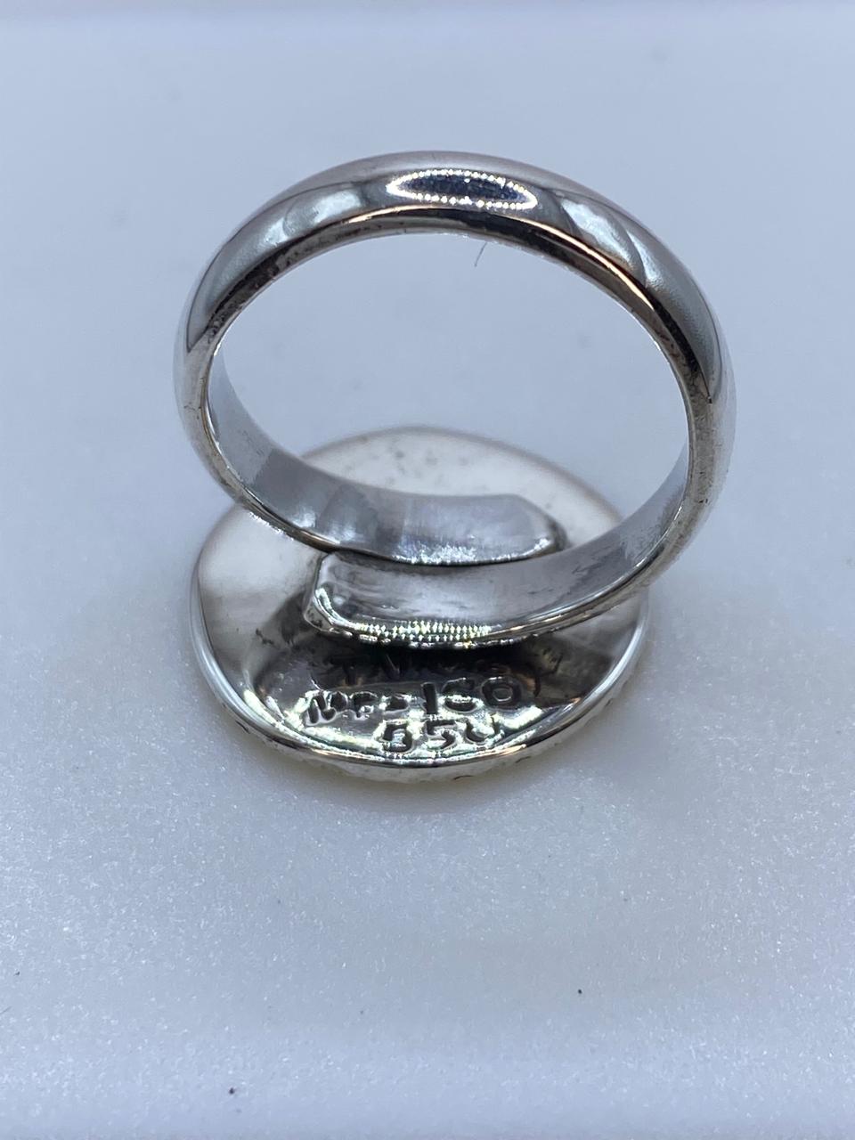 🌞 Anillo Calendario Azteca Ajustable en Plata .925 – Diseño Redondo Prehispánico