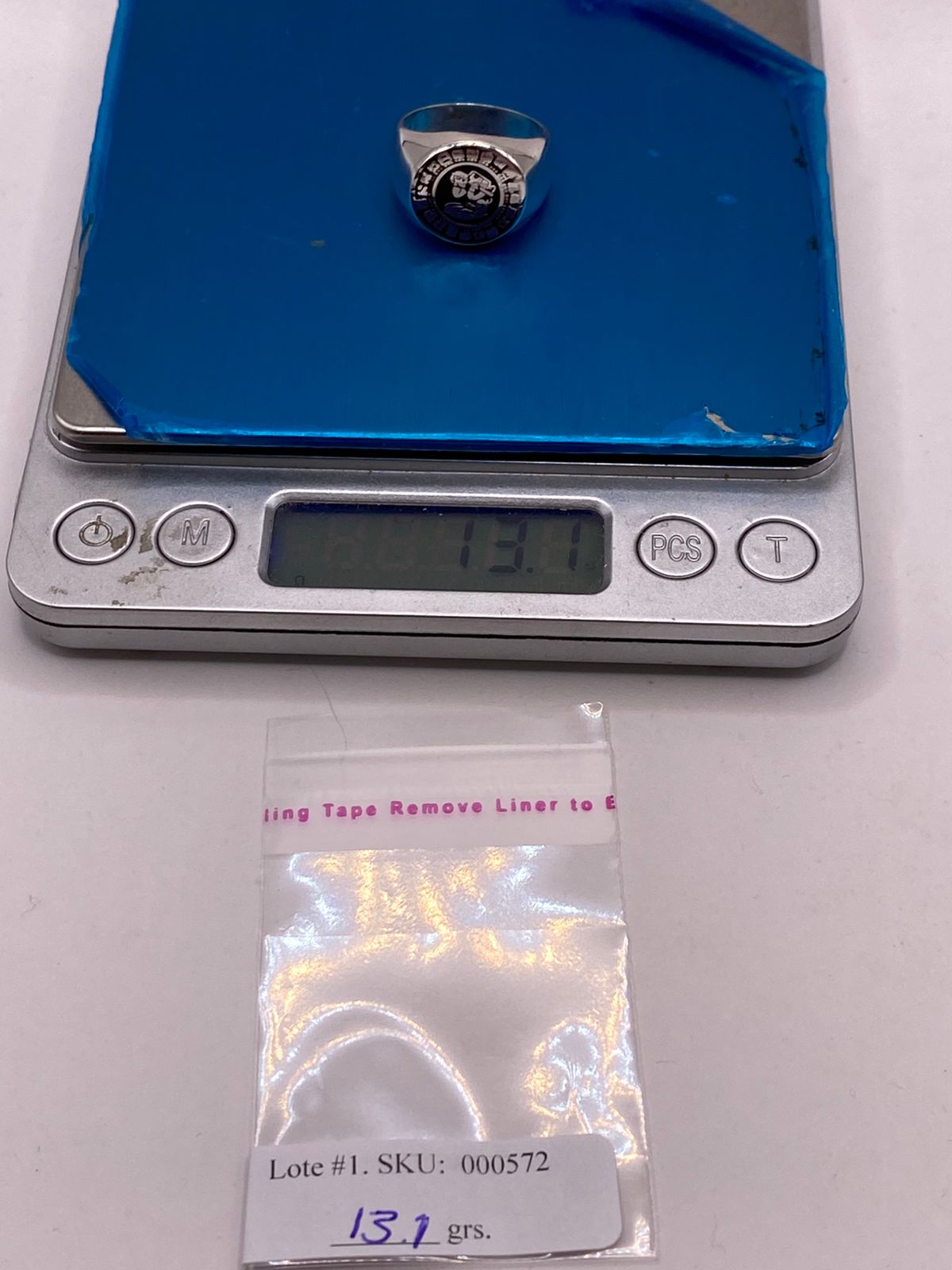 Anillo Calendario Azteca en Plata .925
