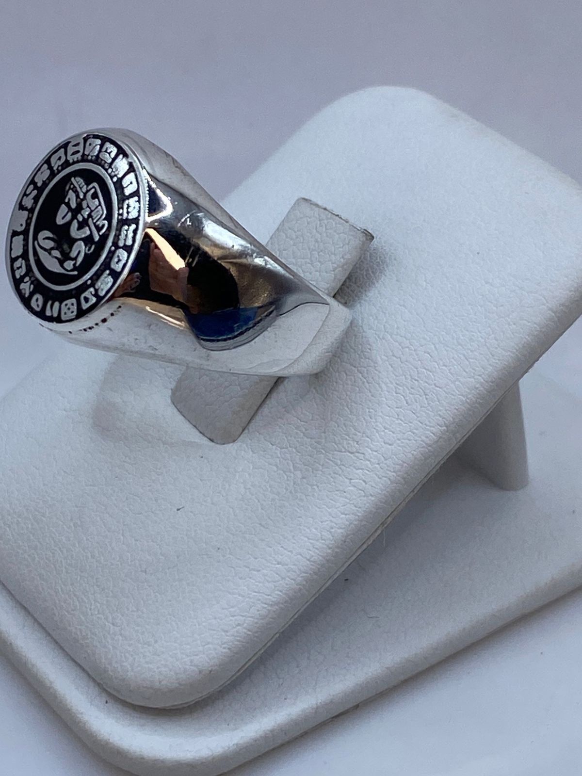 🗿 Anillo Calendario Azteca de Plata .925