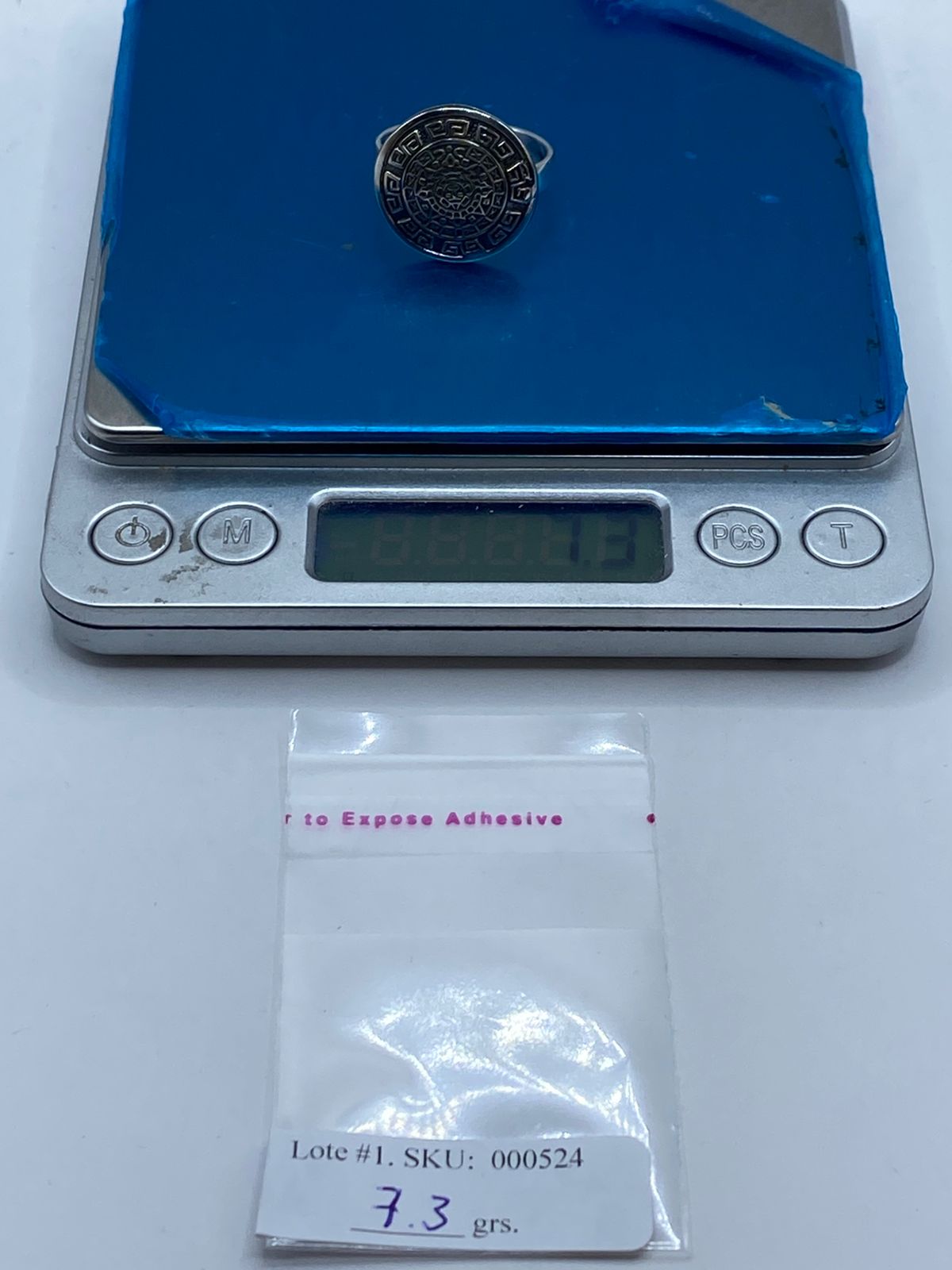 Anillo Calendario Maya en Plata .925