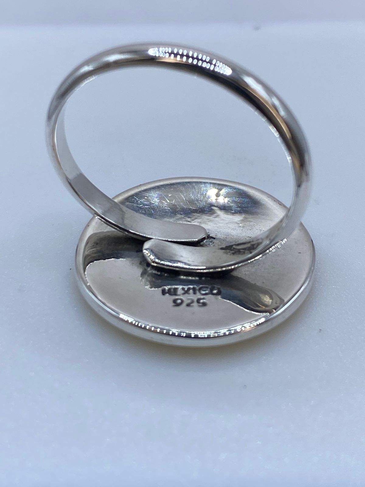 Anillo Calendario Maya Ajustable en Plata .925