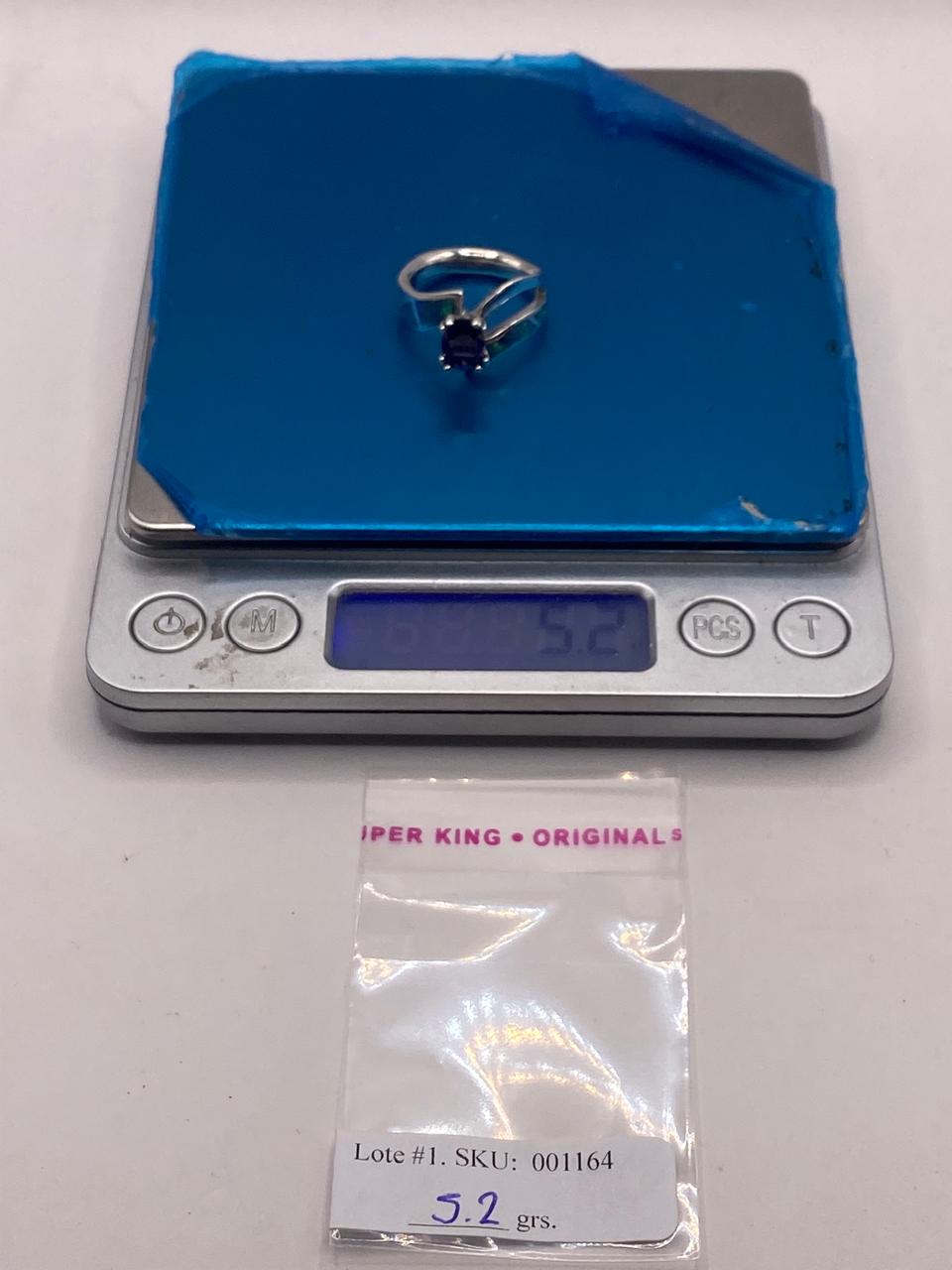Anillo Contemporáneo Abierto con Ópalo de Fuego  y Zirconia  en Plata .950