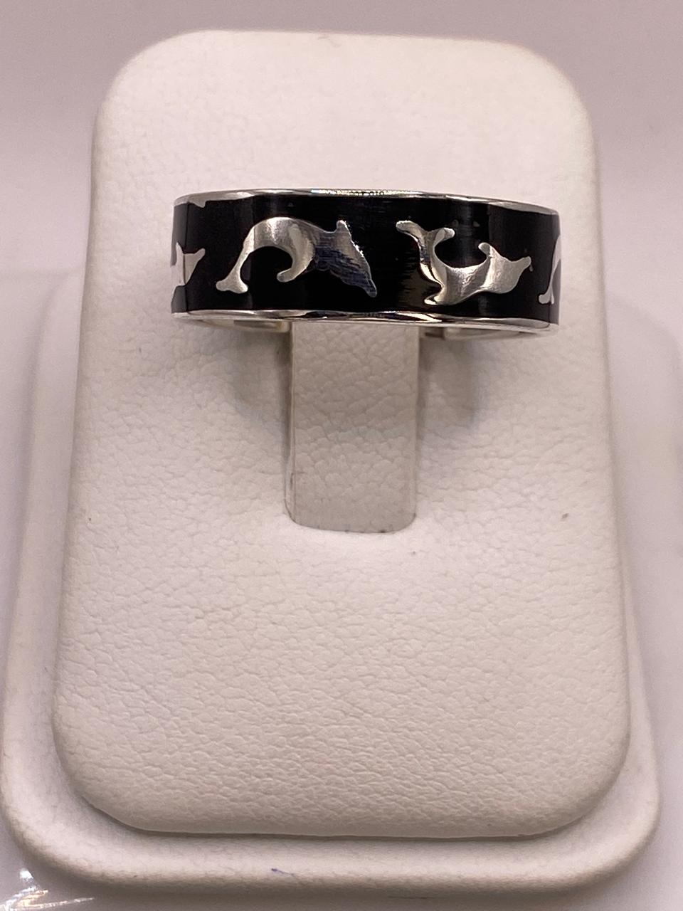 Anillo Delfines en Plata .925