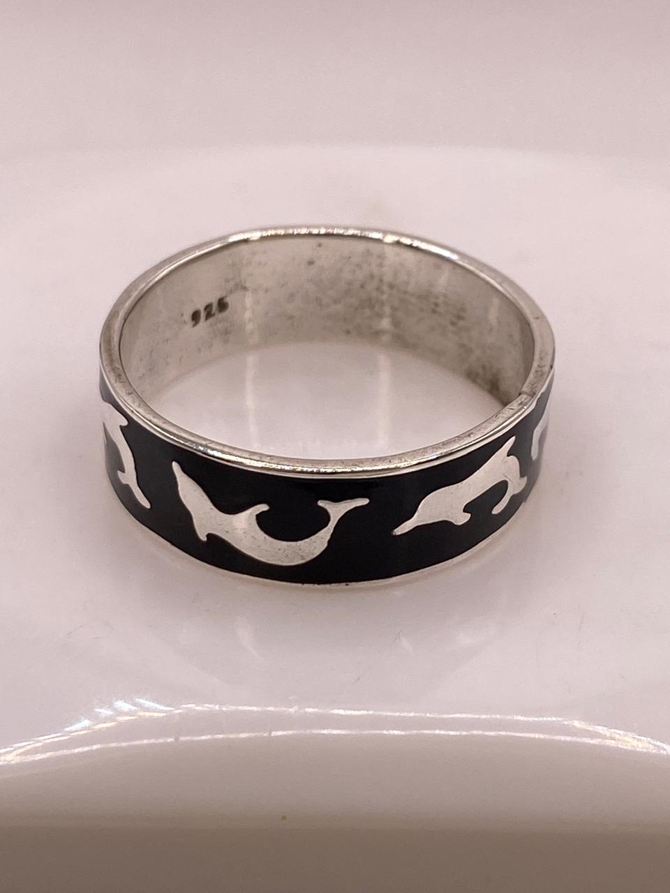 Anillo Delfines en Plata .925