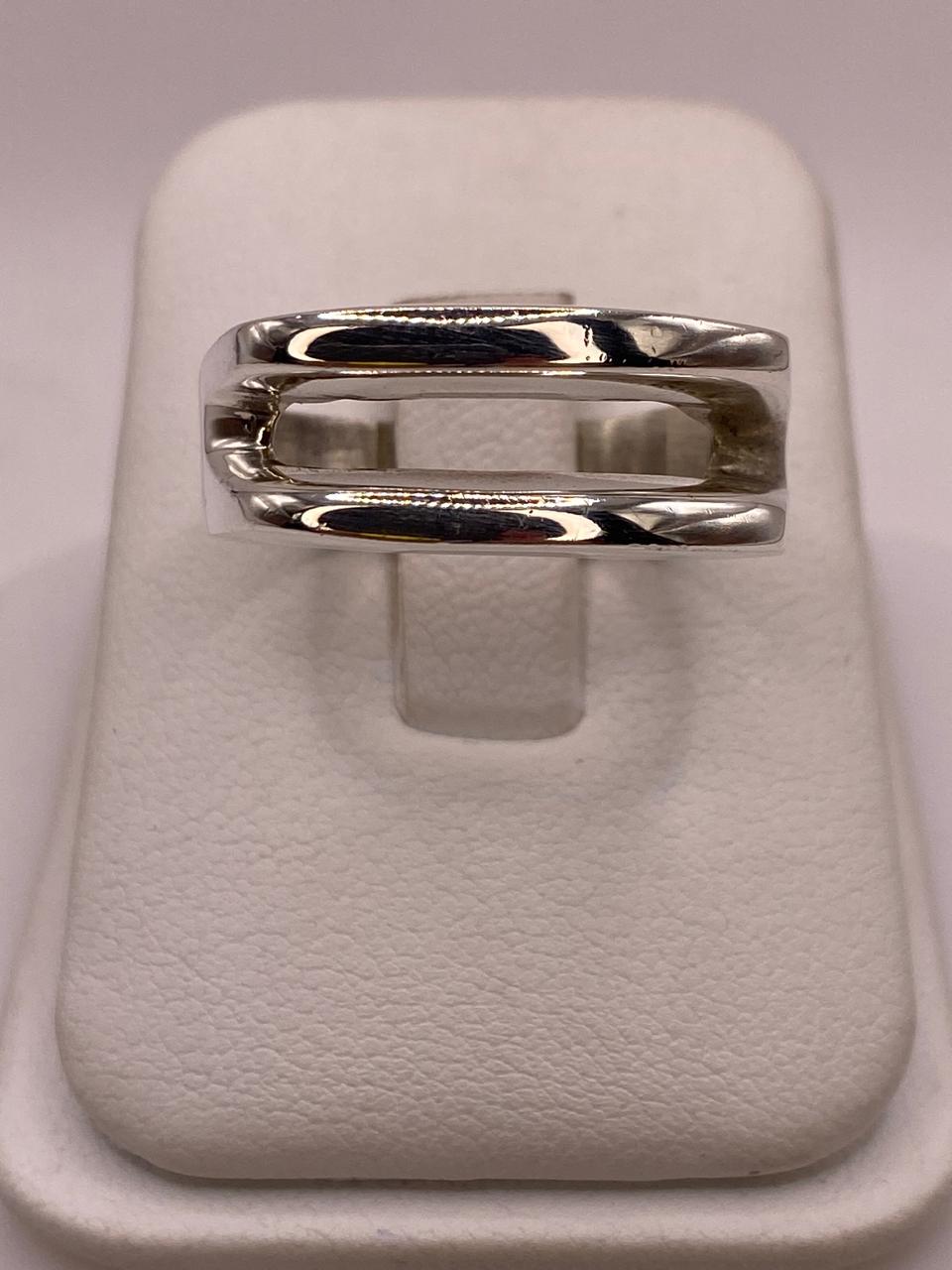 Anillo Doble Banda Abierta en Plata .925