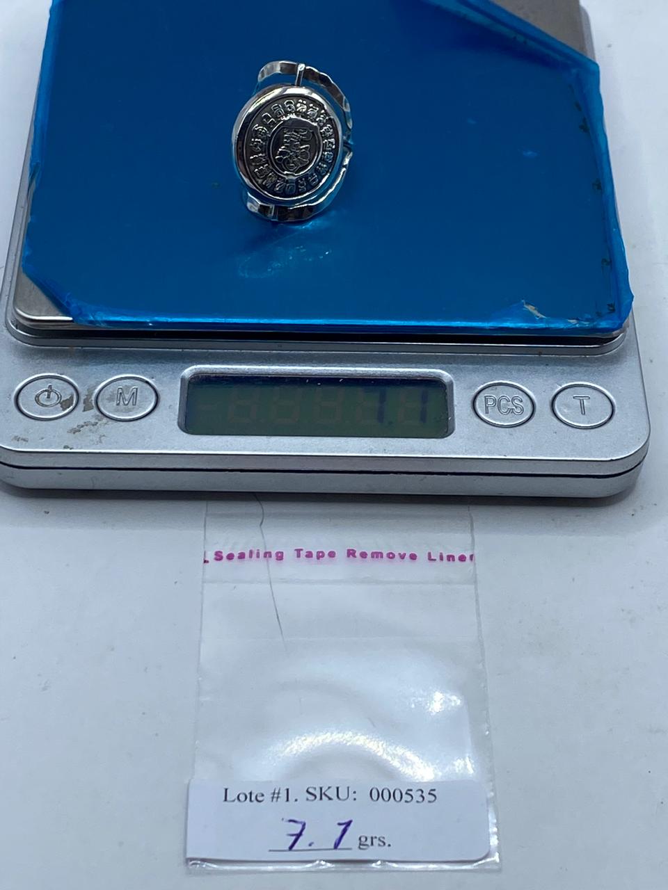 Anillo Doble Vista Calendario Azteca en Plata .925 Diseño Giratorio