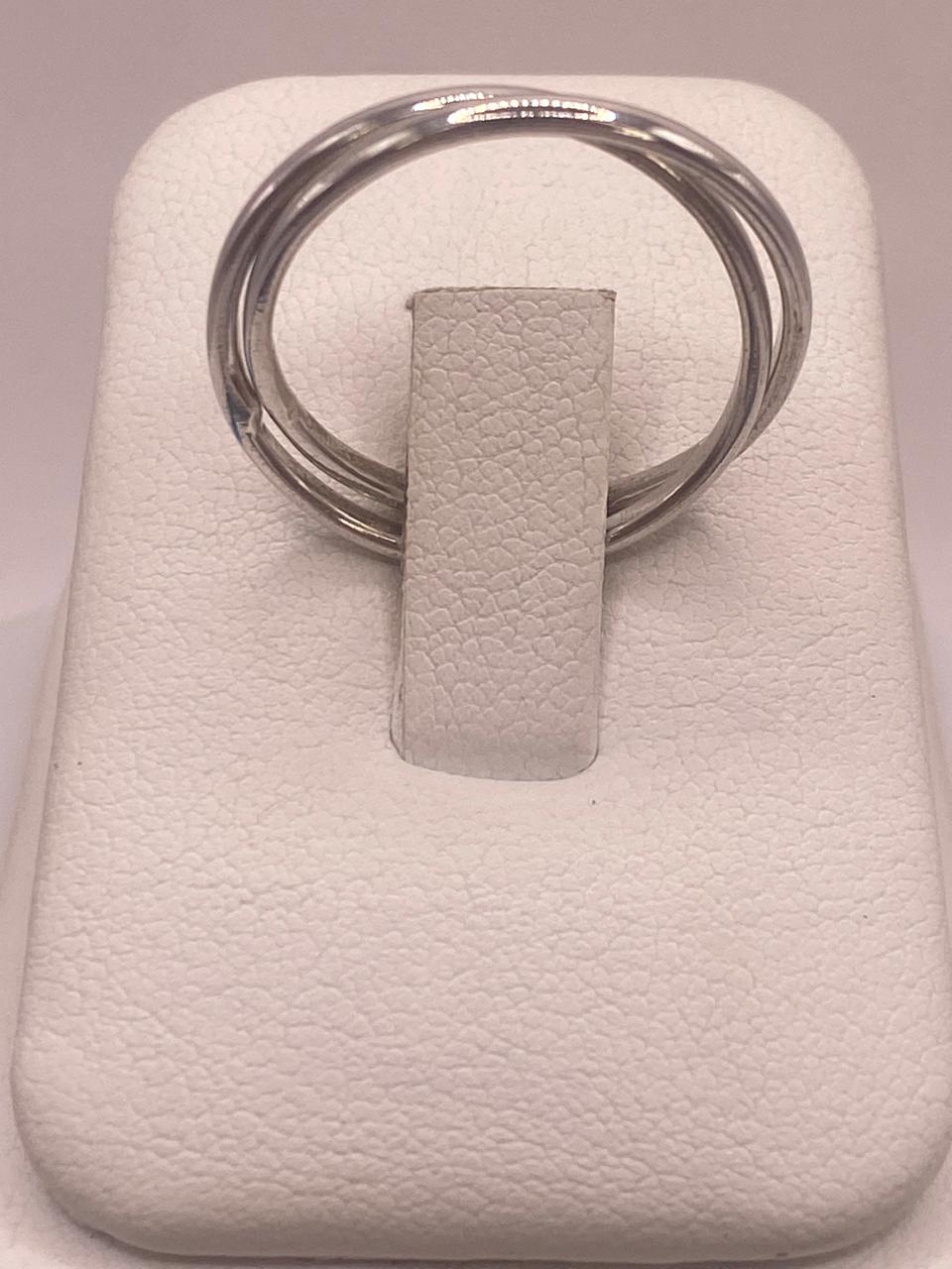 Anillo Doble Entrelazado en Plata .925