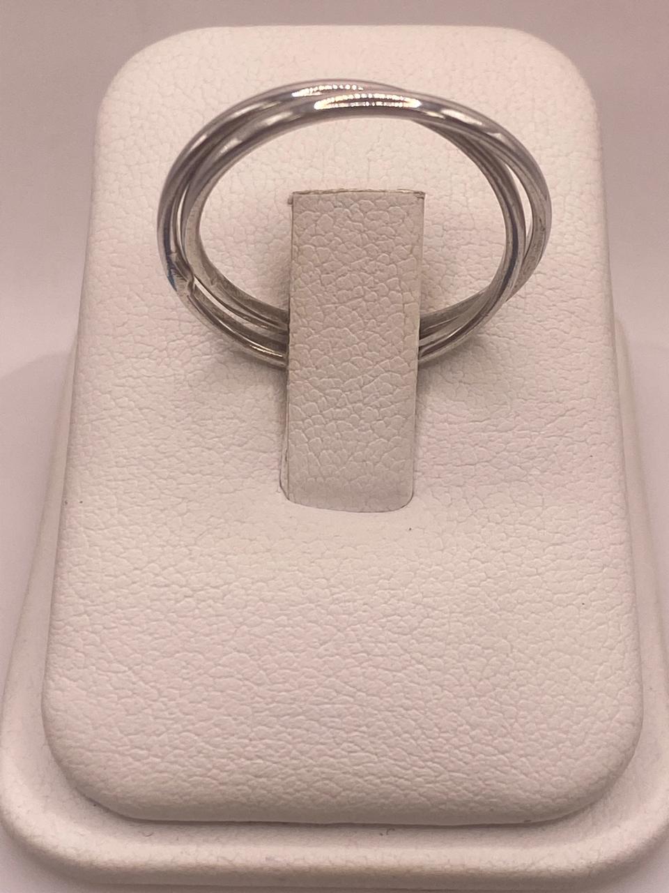 Anillo Doble Entrelazado en Plata .925
