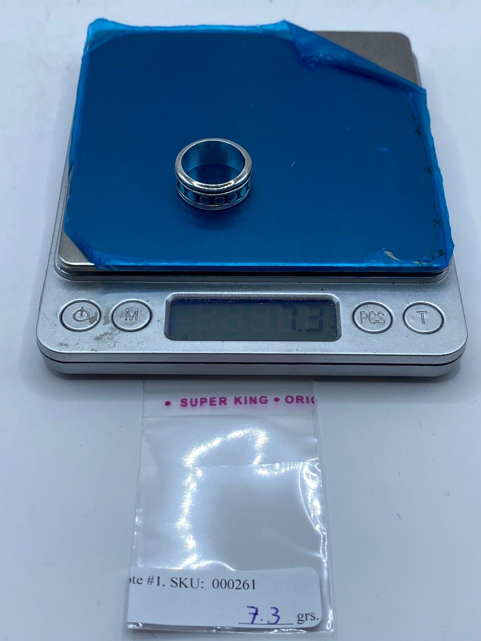 Anillo Giratorio de Plata 925 con Caritas de Sol