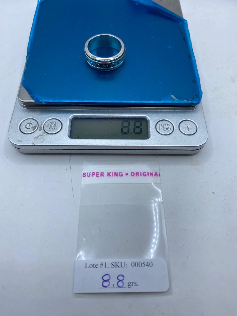 👣 Anillo Giratorio de Huellas en Plata .925