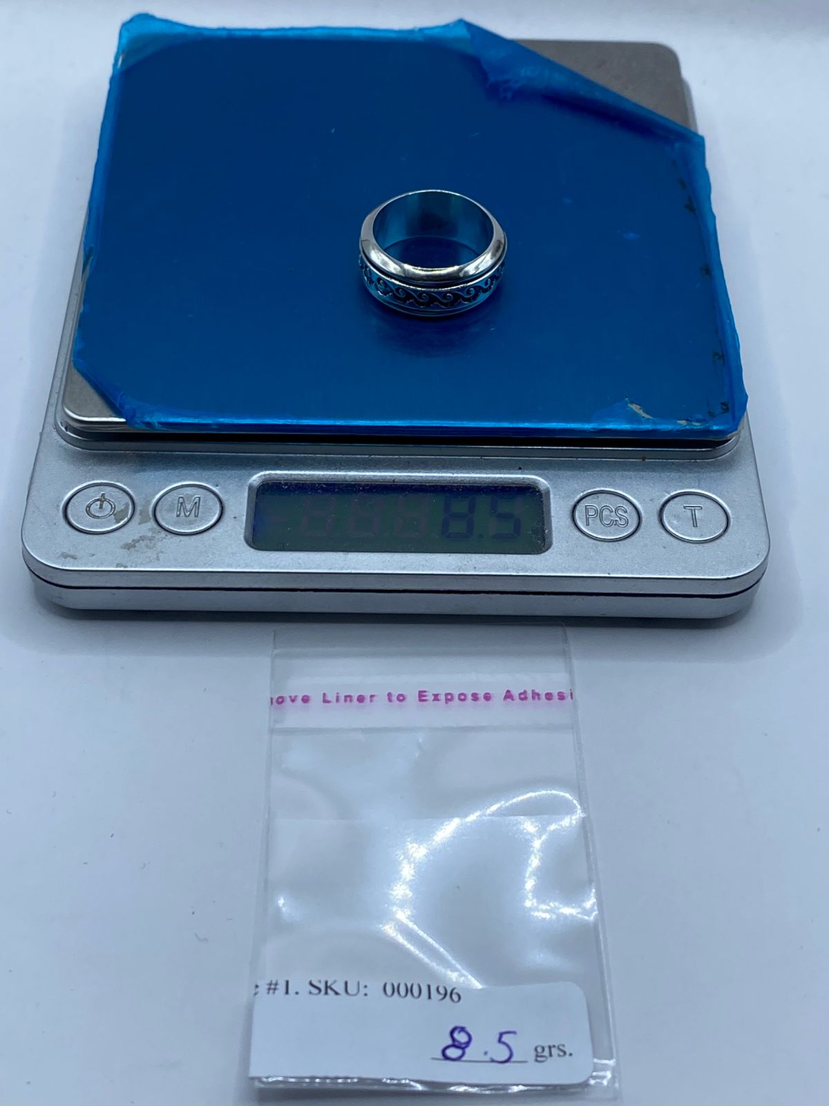 💍🌊 Anillo Giratorio de Plata 925 con Diseño de Olas Clásicas 🔄✨