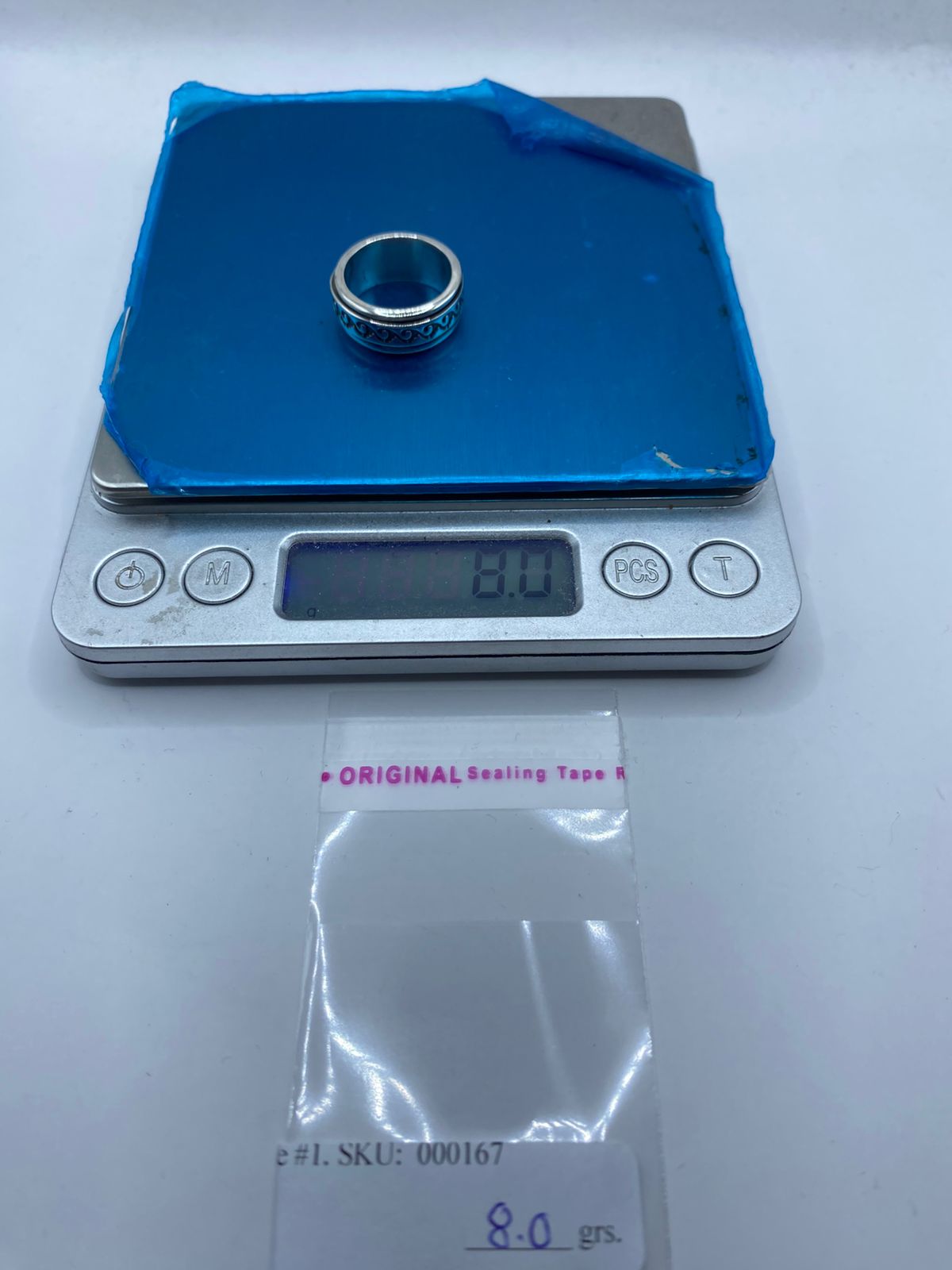 🌊💍 Anillo Giratorio de Plata 925 con Diseño de Olas