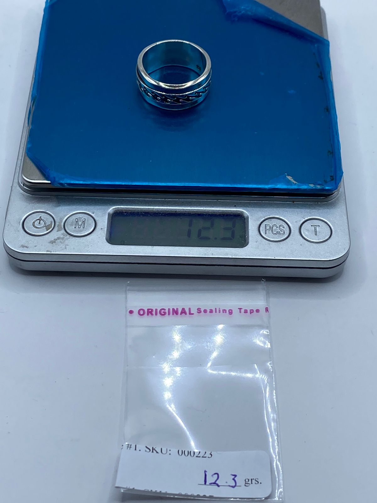 💍 Anillo Giratorio de Plata 925 con Diseño Tribal Entrelazado