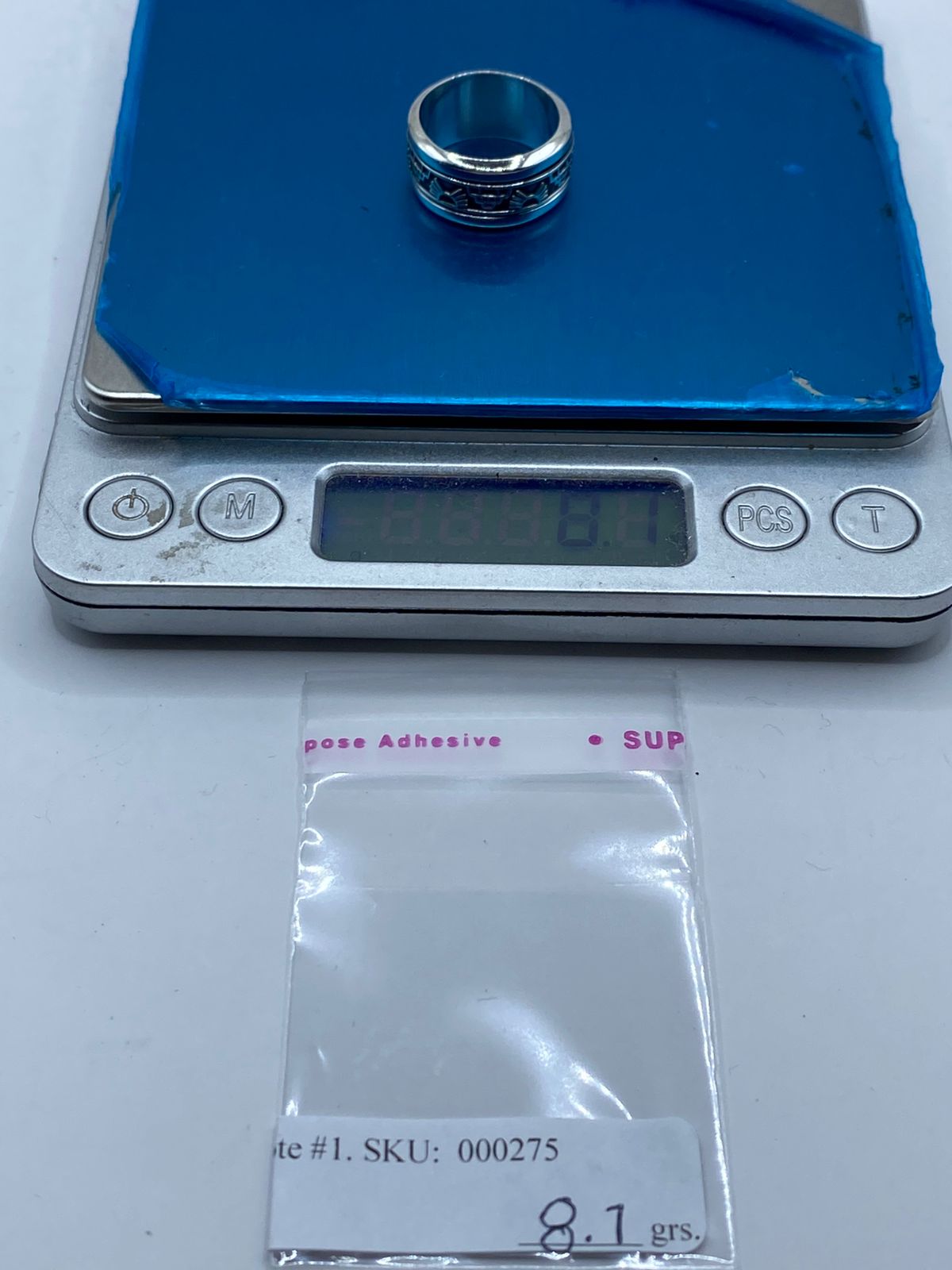 Anillo Giratorio de Plata 925 con Símbolos Prehispánicos