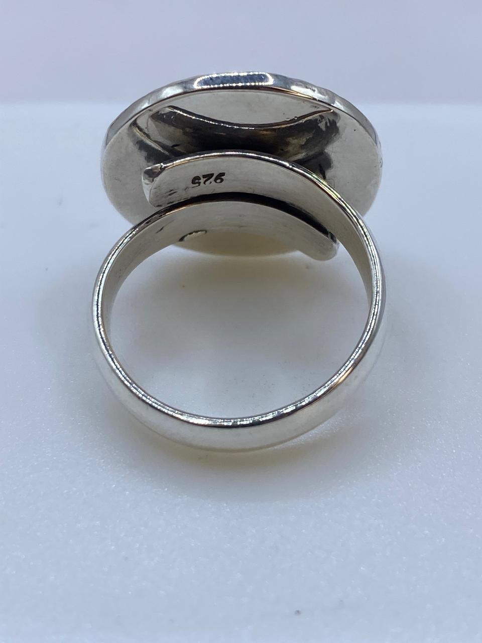 Anillo Guerrero Maya en Plata .925 – Diseño Prehispánico Circular Tipo Sello