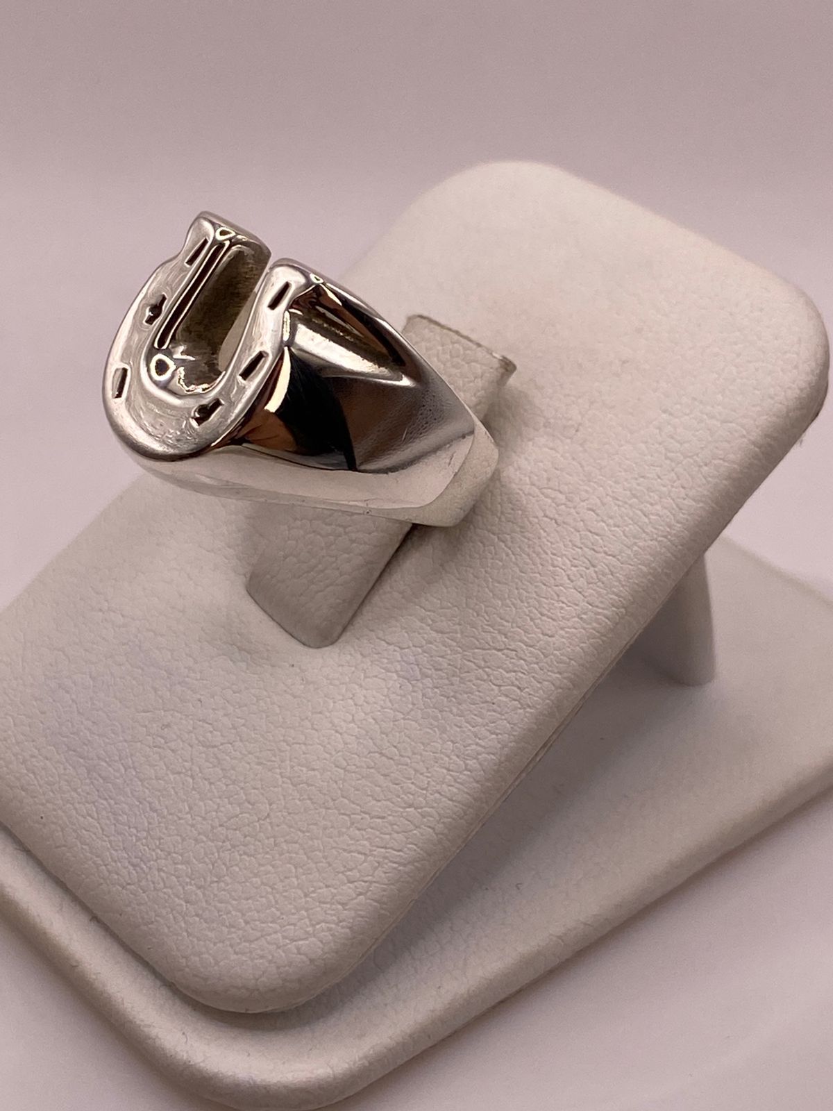 Anillo Herradura de Plata Ley .925