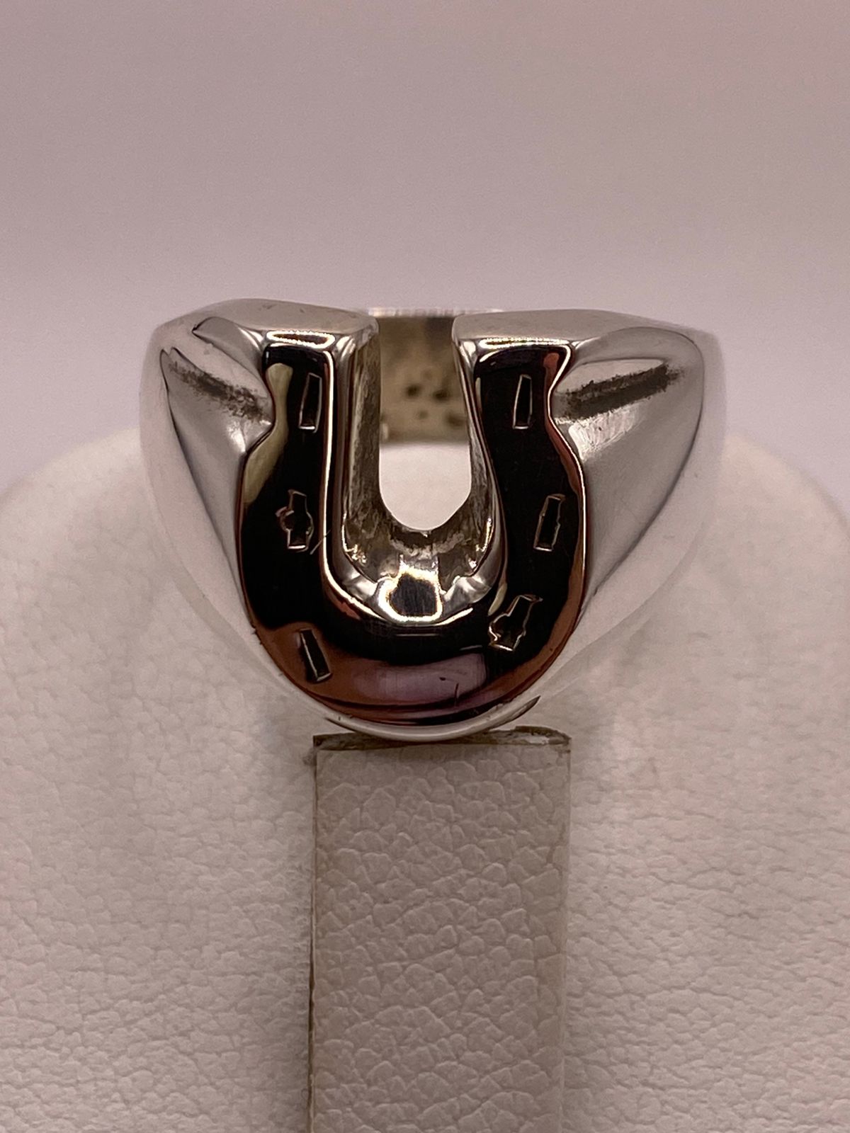 Anillo Herradura de Plata Ley .925