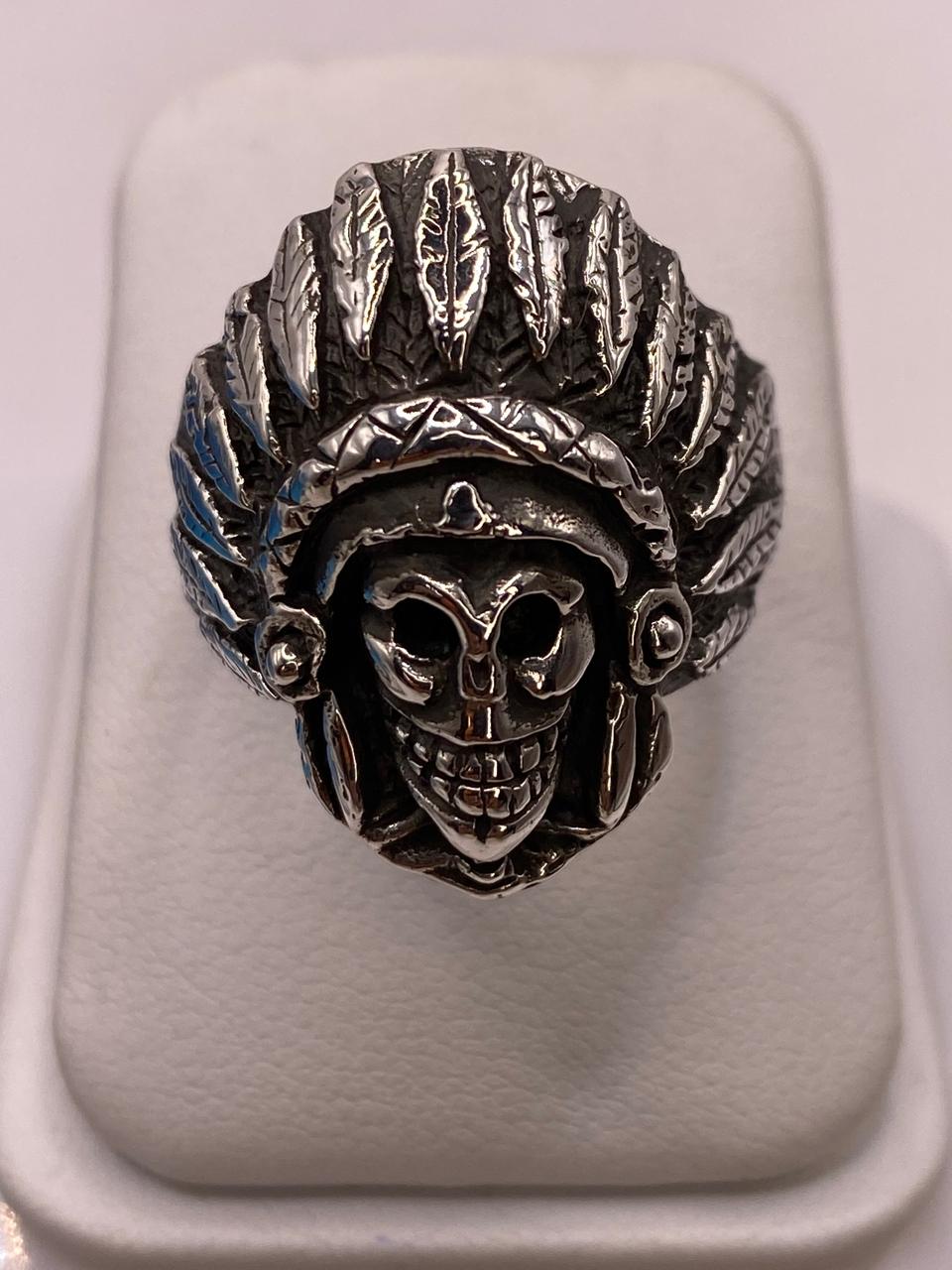 Anillo Inspirado en Diseño Apache Prehispánico en Plata .925