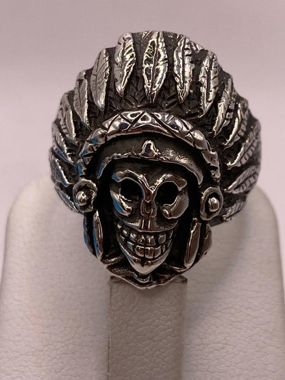 Anillo Inspirado en Diseño Apache Prehispánico en Plata .925