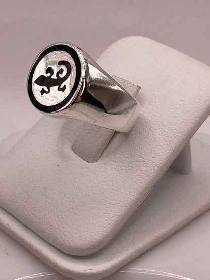 Anillo Lagartija en Plata .925, sello de autenticidad Plata Ley .925