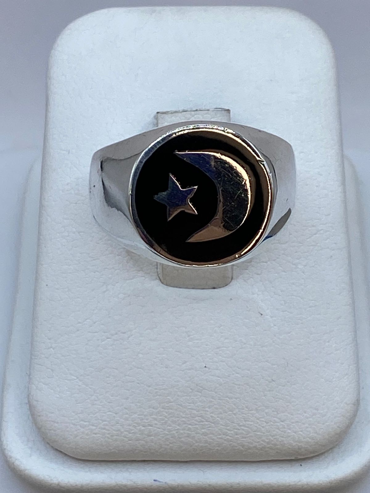Anillo Luna y Estrella de Plata .925