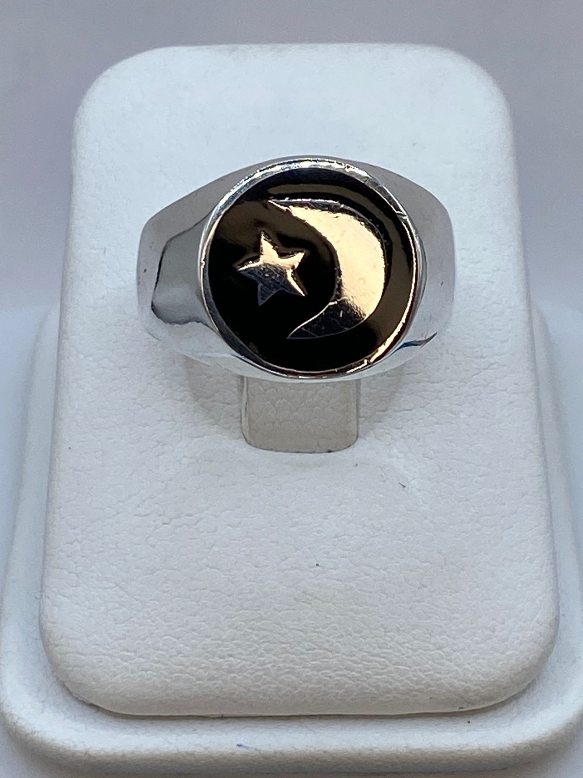 Anillo Luna y Estrella de Plata .925