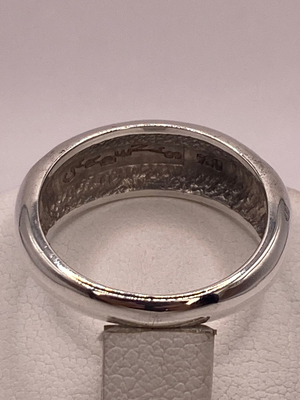 Anillo Moderno Geométrico de Plata 950 con Ópalo de Fuego