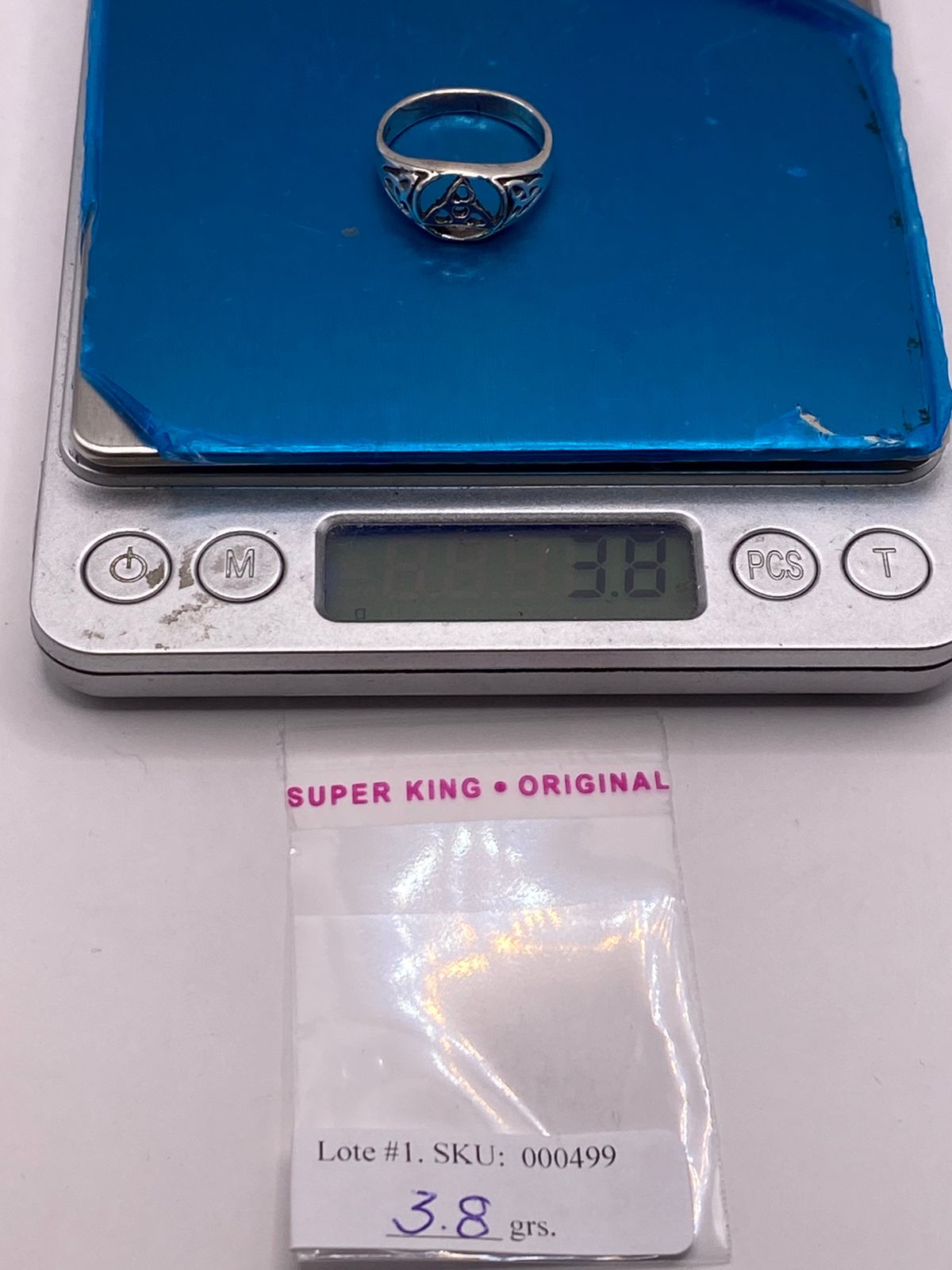 Anillo Nudo Celta Triquetra en Plata .925