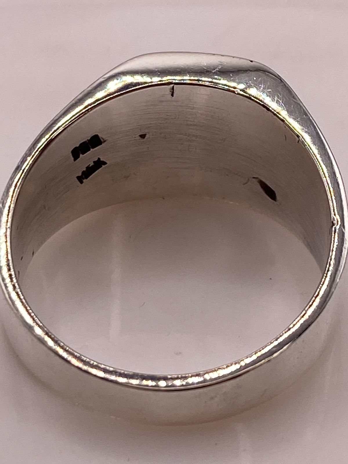 Anillo con Ópalo de Fuego Plata Ley 950 Diseño Triple Incrustación