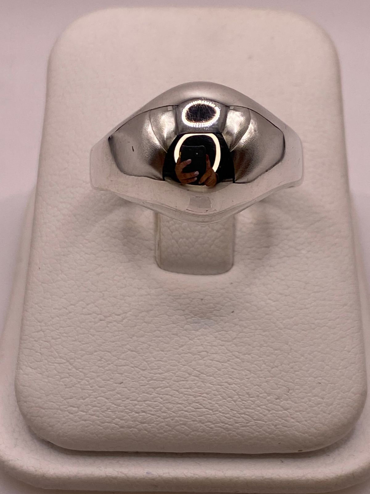 Anillo Orgánico de Plata Ley .925