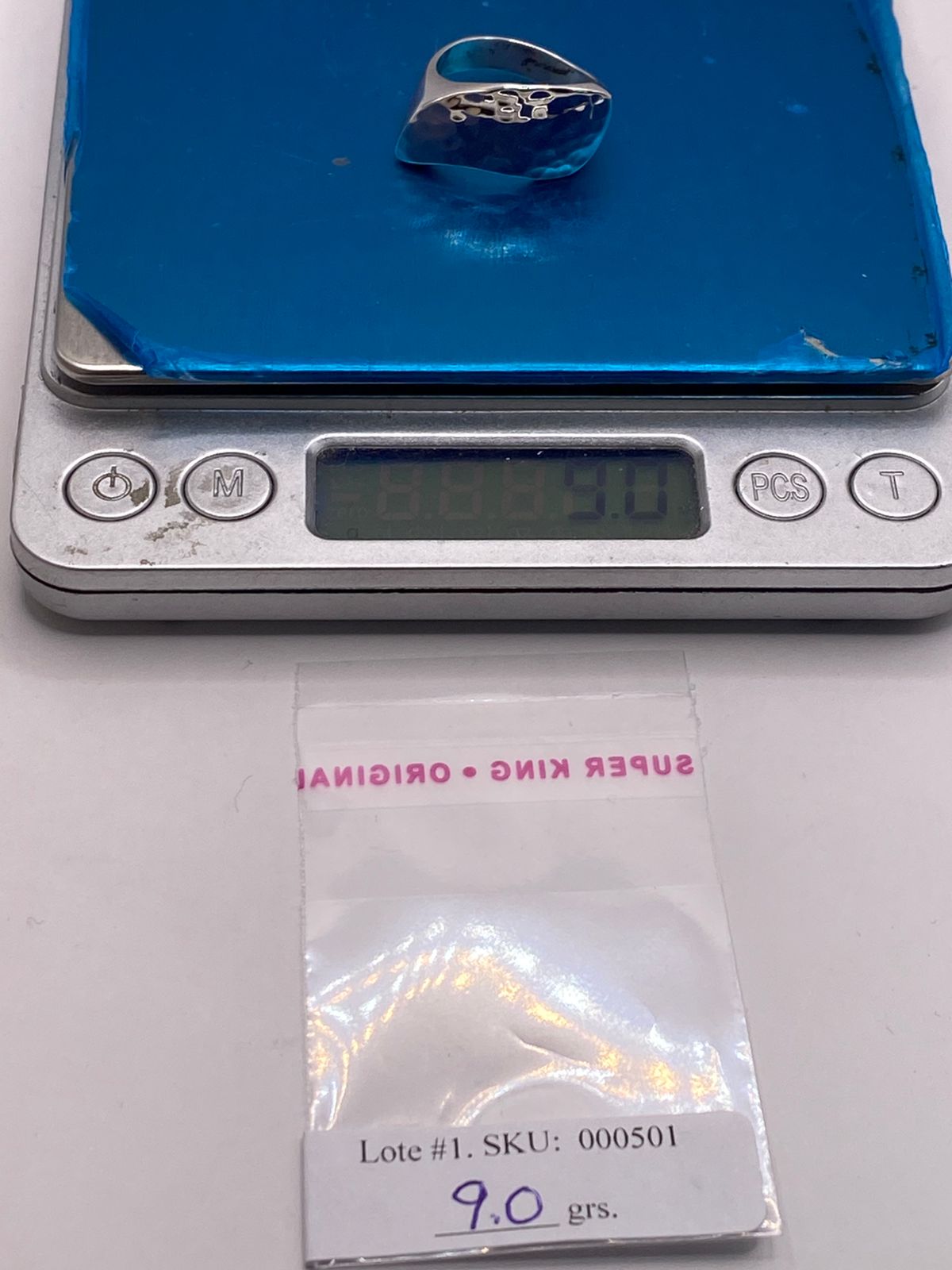 Anillo Orgánico Asimétrico en Plata .925