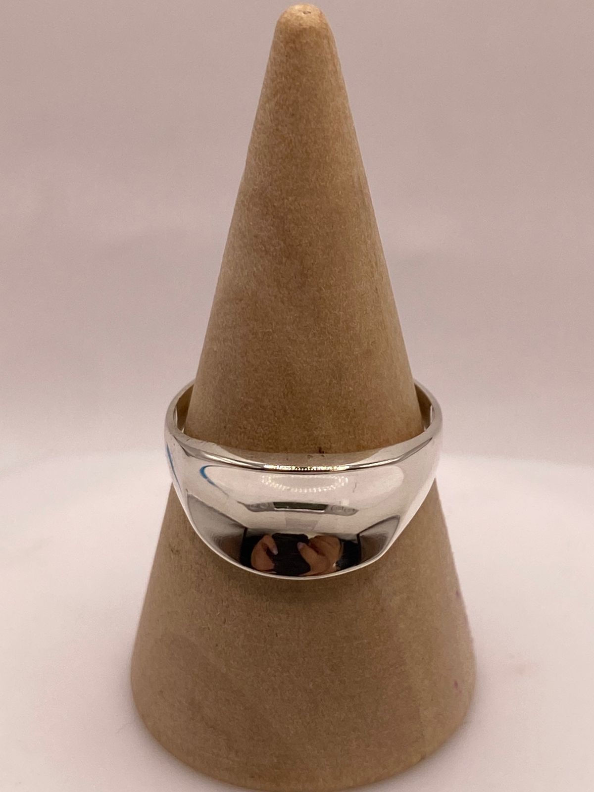Anillo Ovalado de Plata Ley .925