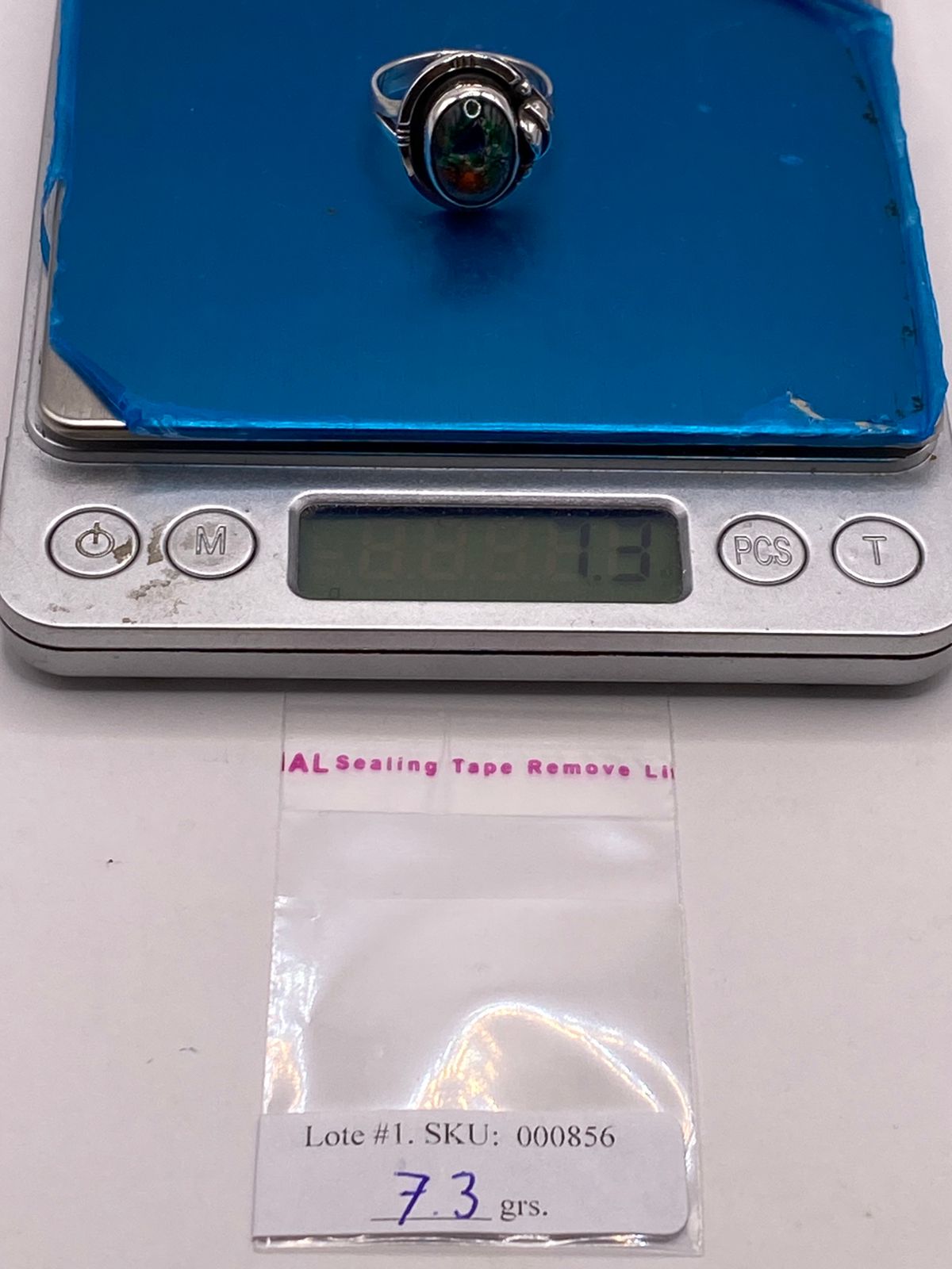 🔥 Anillo con Piedra Ópalo de Fuego Ovalada en Plata Ley 925