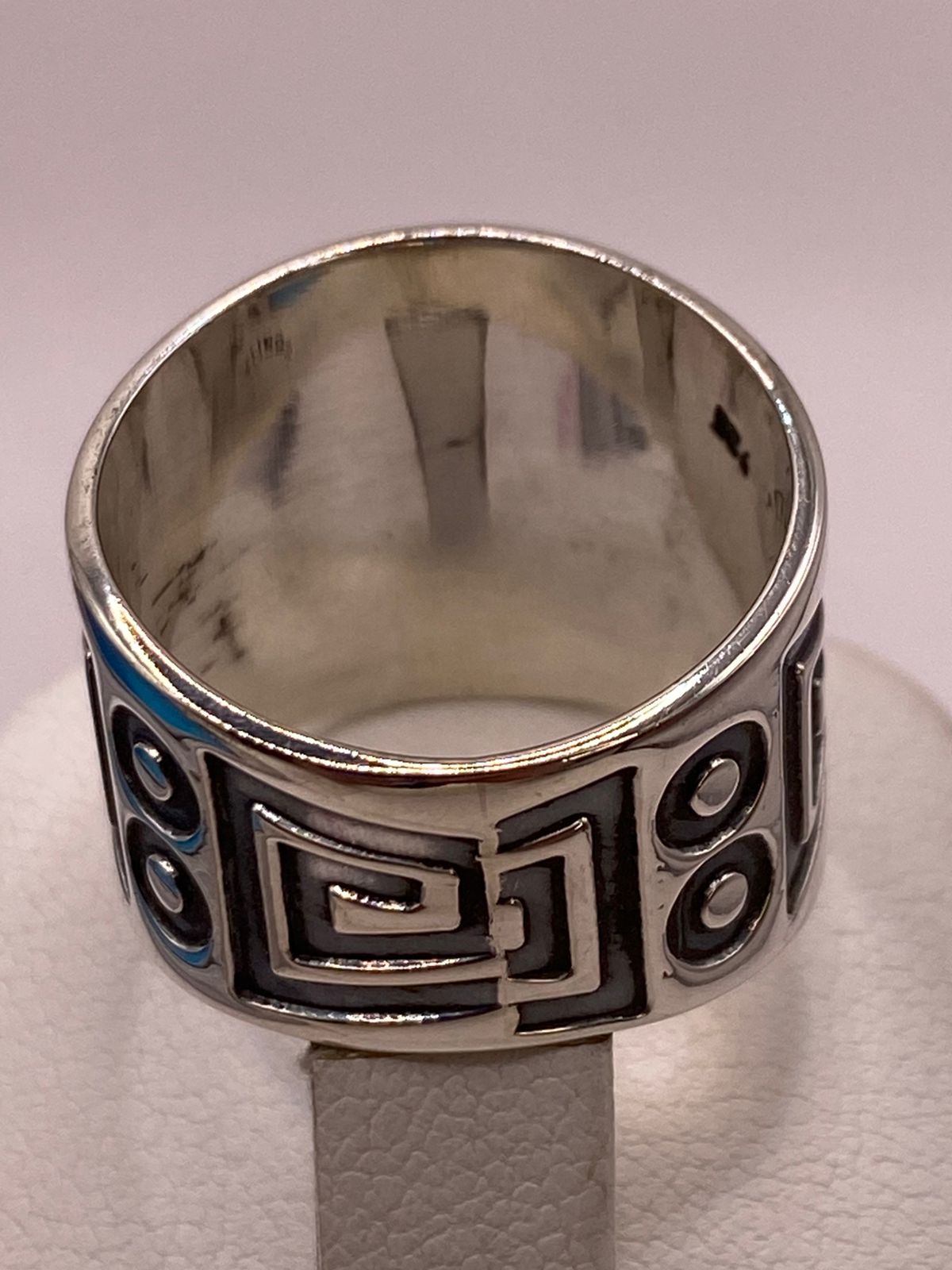 Anillo con Pirámide y Sol/Luna en Plata .925 🌞🌙🏛️