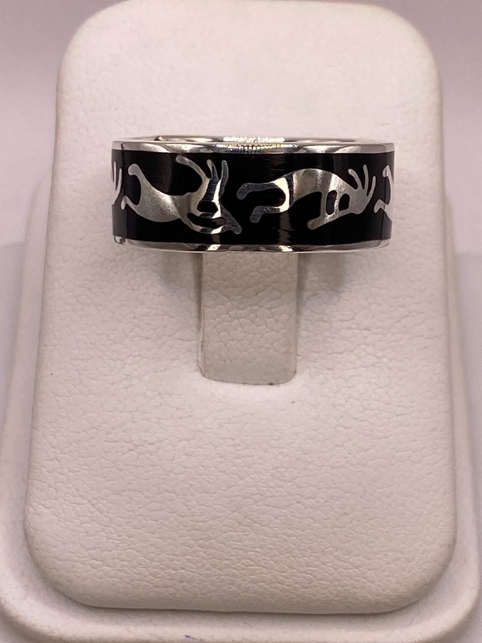 Anillo de Plata .925 con Figura Prehispánica