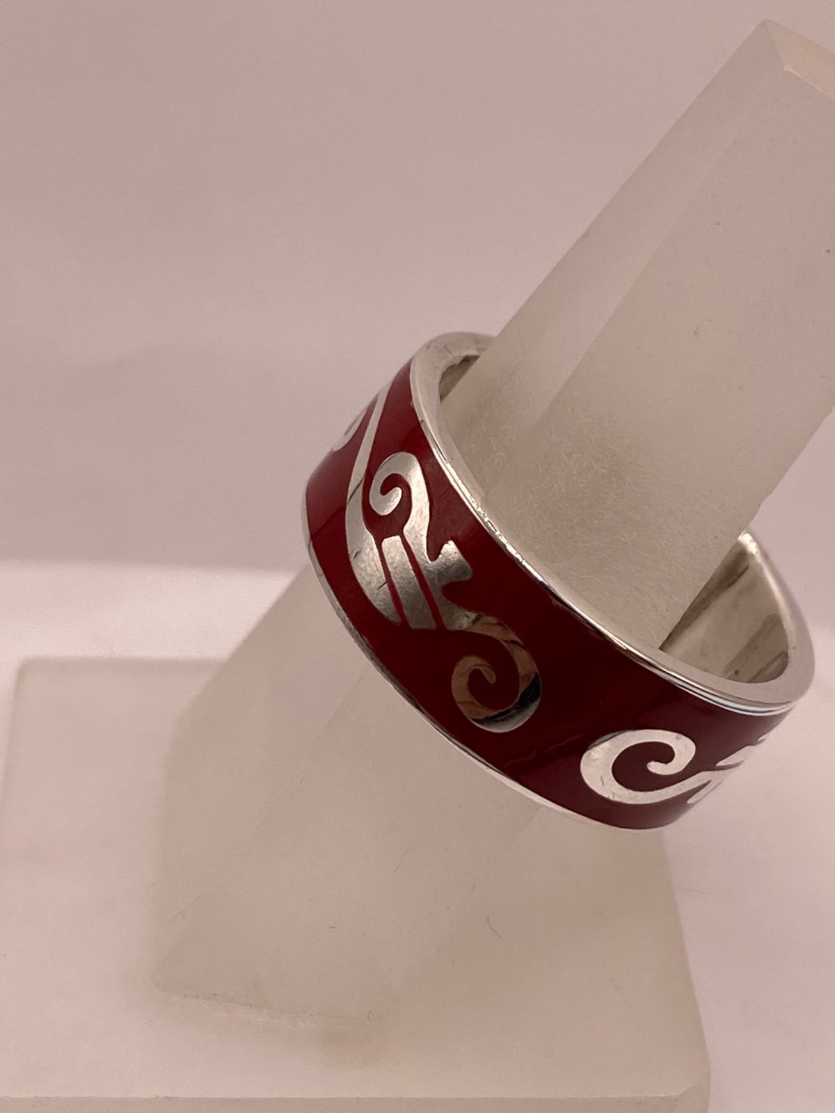 Anillo de Plata .925 Greca Ornamentada