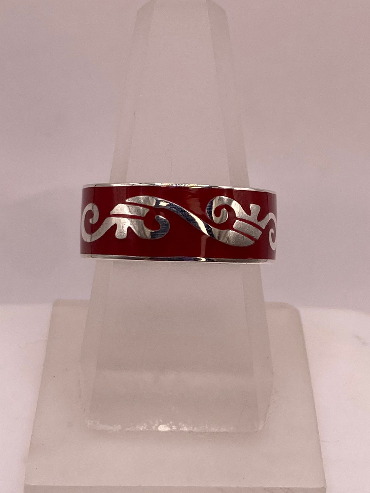 Anillo de Plata .925 Greca Ornamentada