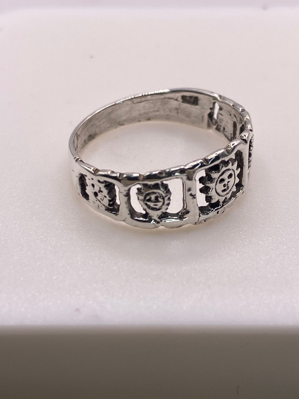 ☀️ Anillo Sol Místico en Plata .925