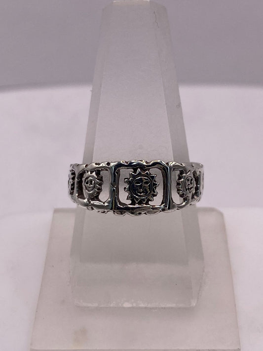 ☀️ Anillo Sol Místico en Plata .925