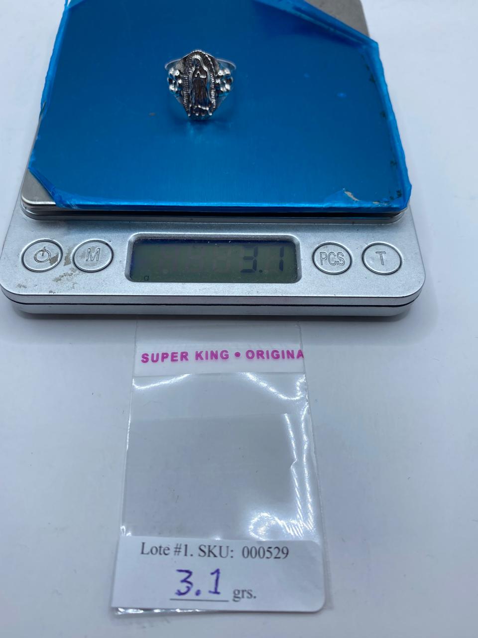 Anillo Virgen de Guadalupe en Plata .925