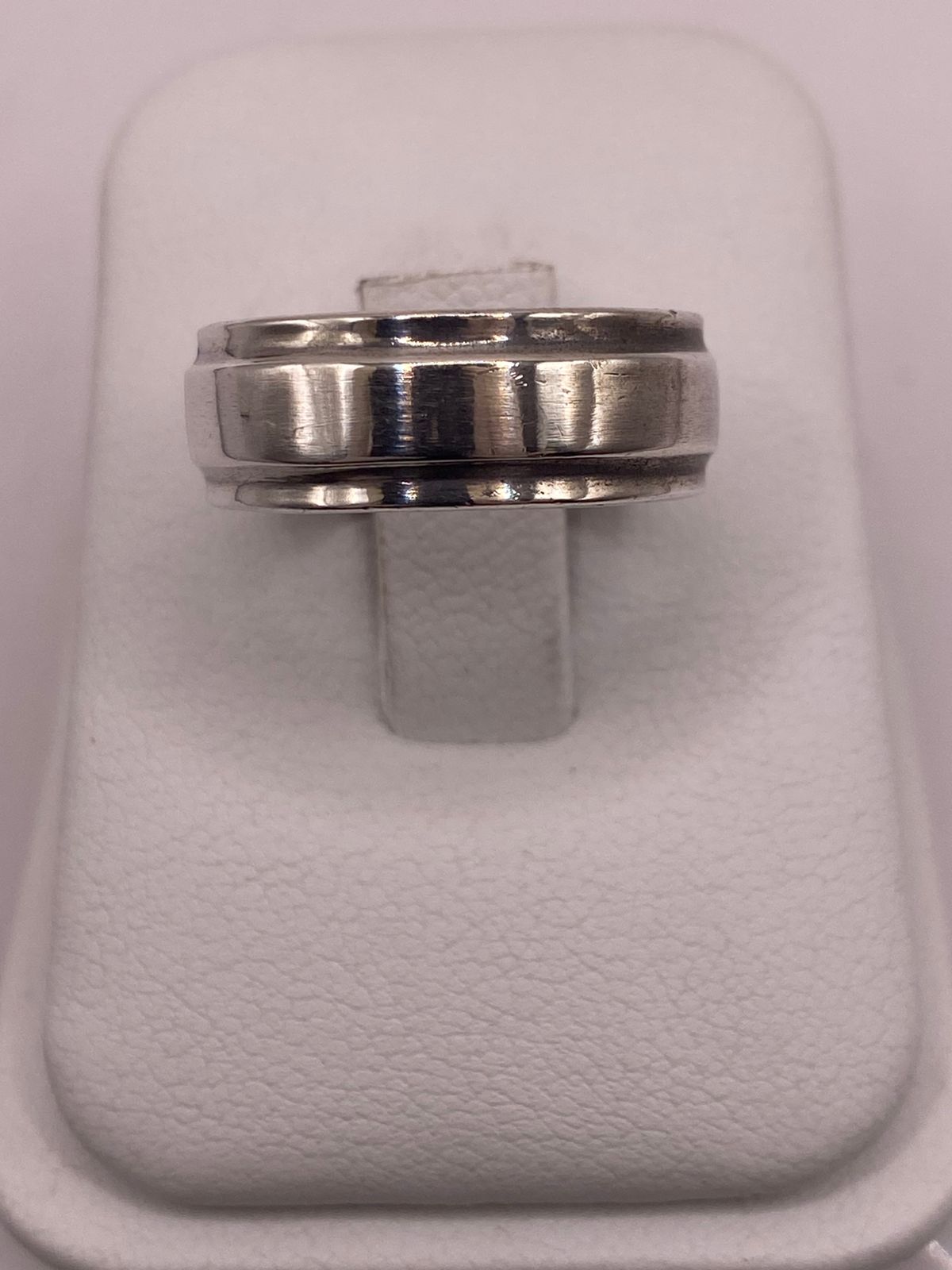 Anillo Liso de Plata 925  con Acabado Pulido Clásico