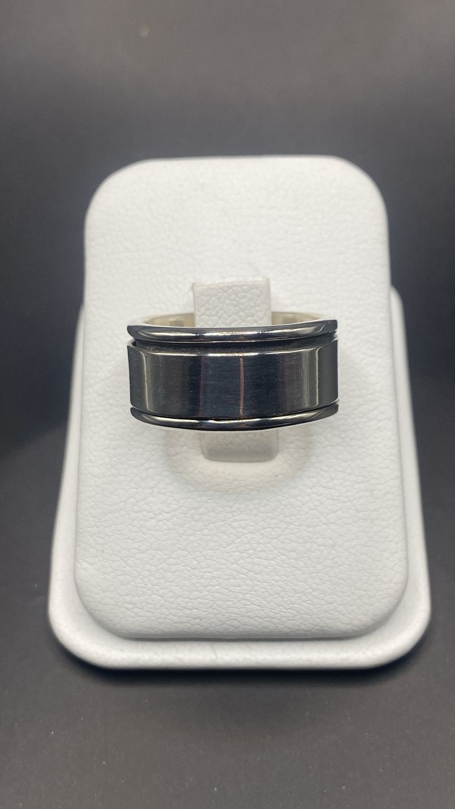Anillo Plata Ley 925 Giratorio Liso