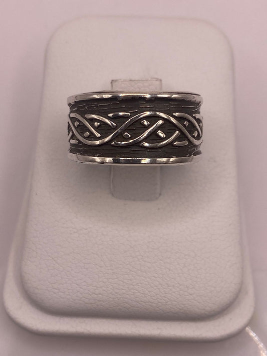 Anillo de Plata 925  Estilo Celta Trenzado