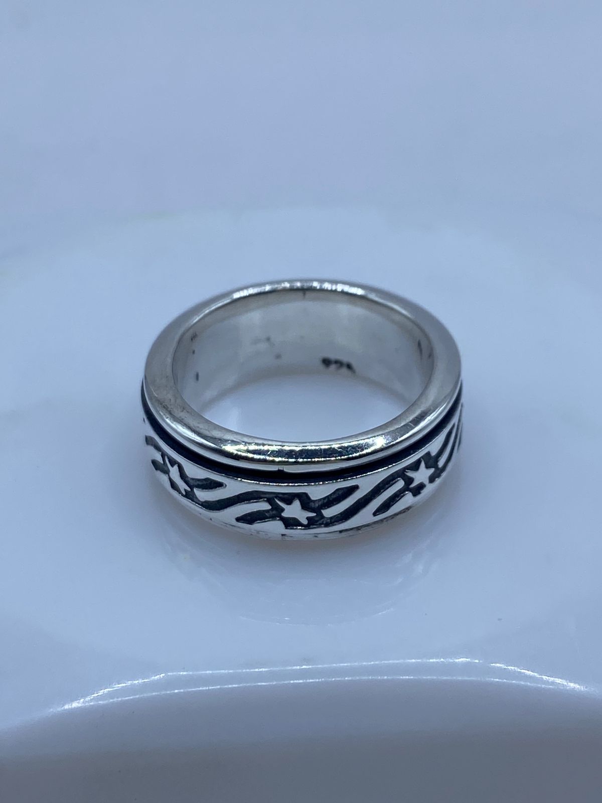 💍 Anillo de Plata 925 con Diseño de Estrella