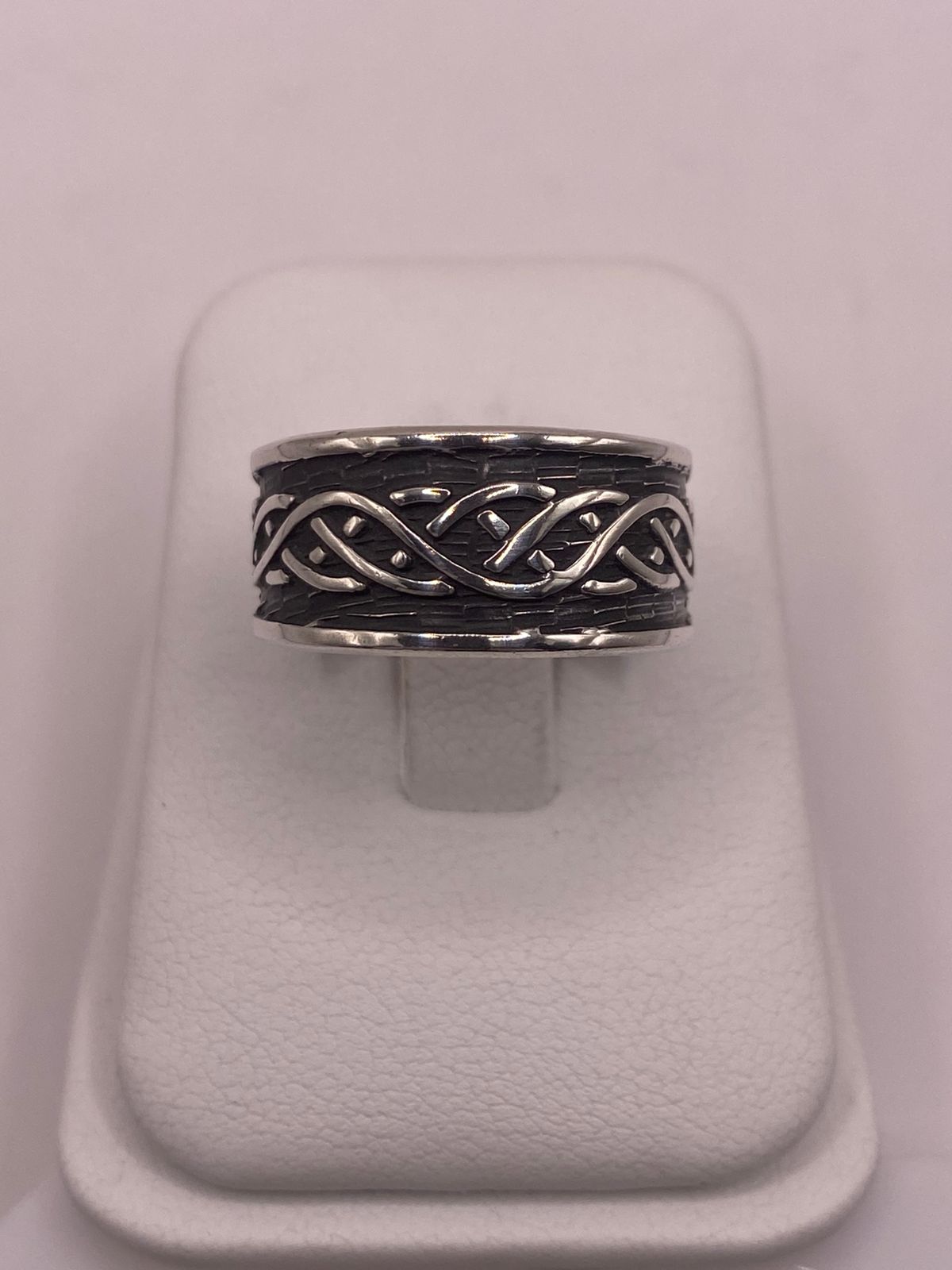 Anillo de Plata 925  con Motivo Trenzado