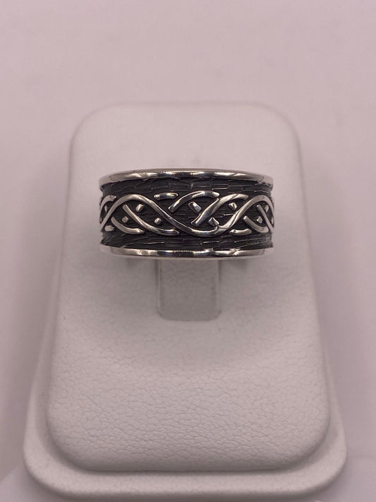 Anillo de Plata 925  con Motivo Trenzado