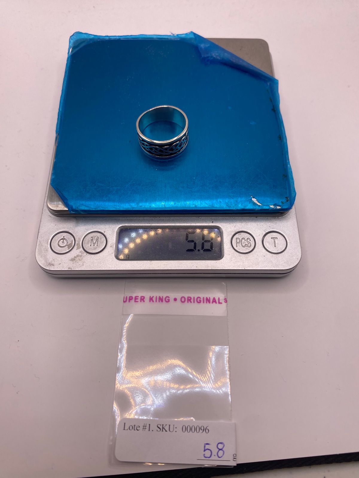 Anillo de Plata 925  con Motivo Trenzado