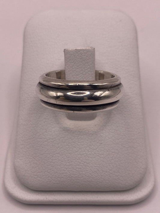 Anillo de Plata 925  de Diseño Minimalista con Doble Banda