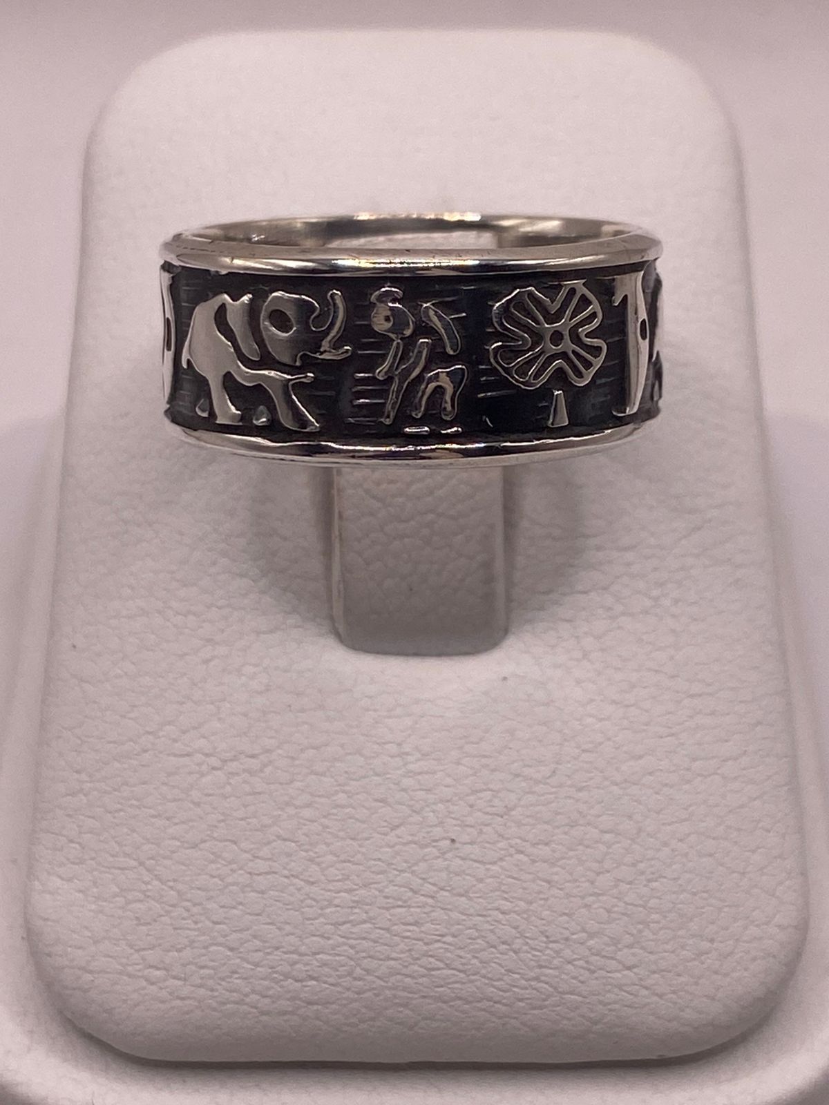 Anillo de la Suerte en Plata 925 con Símbolos