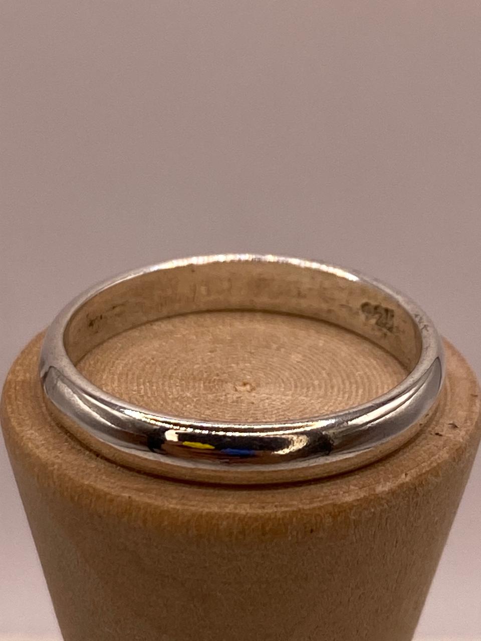 Argolla Lisa en Plata .925